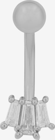 Akzent Piercings 'Zirkonia' in Silver: front