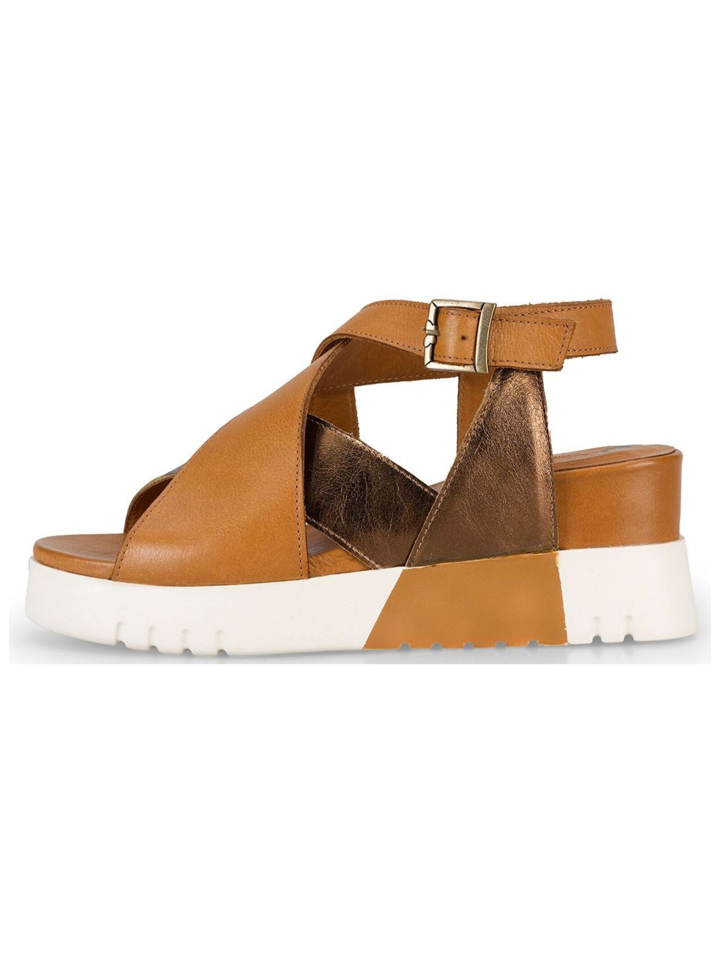 Felmini Wide Fit Sandals in Brown