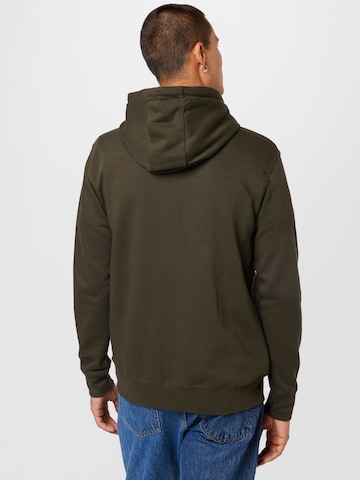 BURTON MENSWEAR LONDON Zip-Up Hoodie in Green