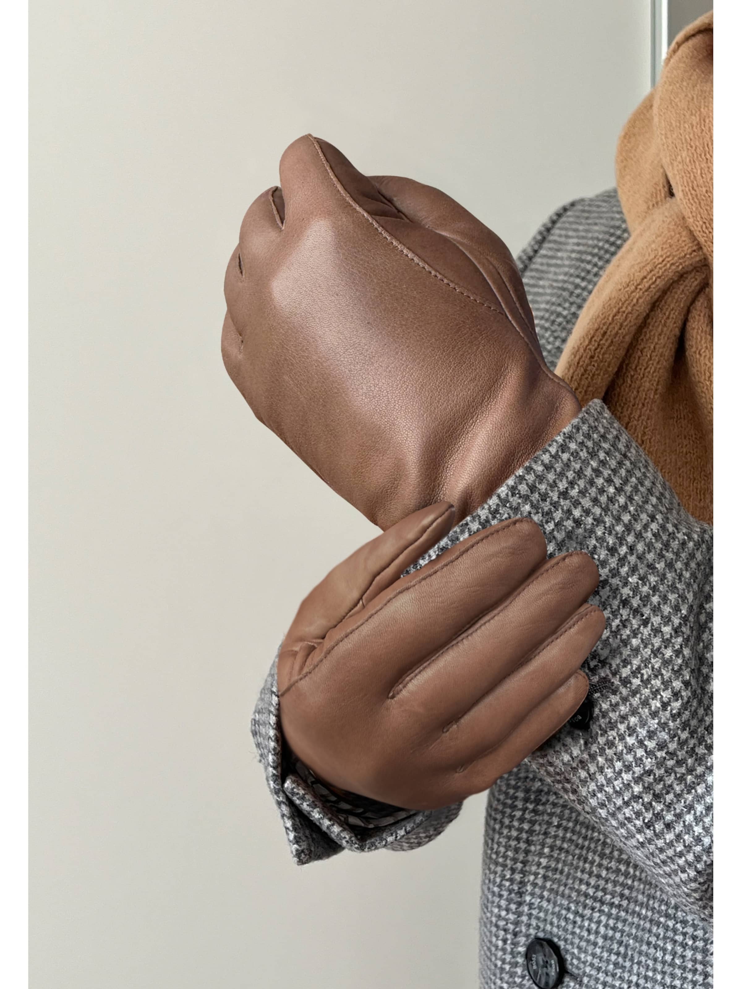 KESSLER Full Finger Gloves 'RASMUS' in Brown