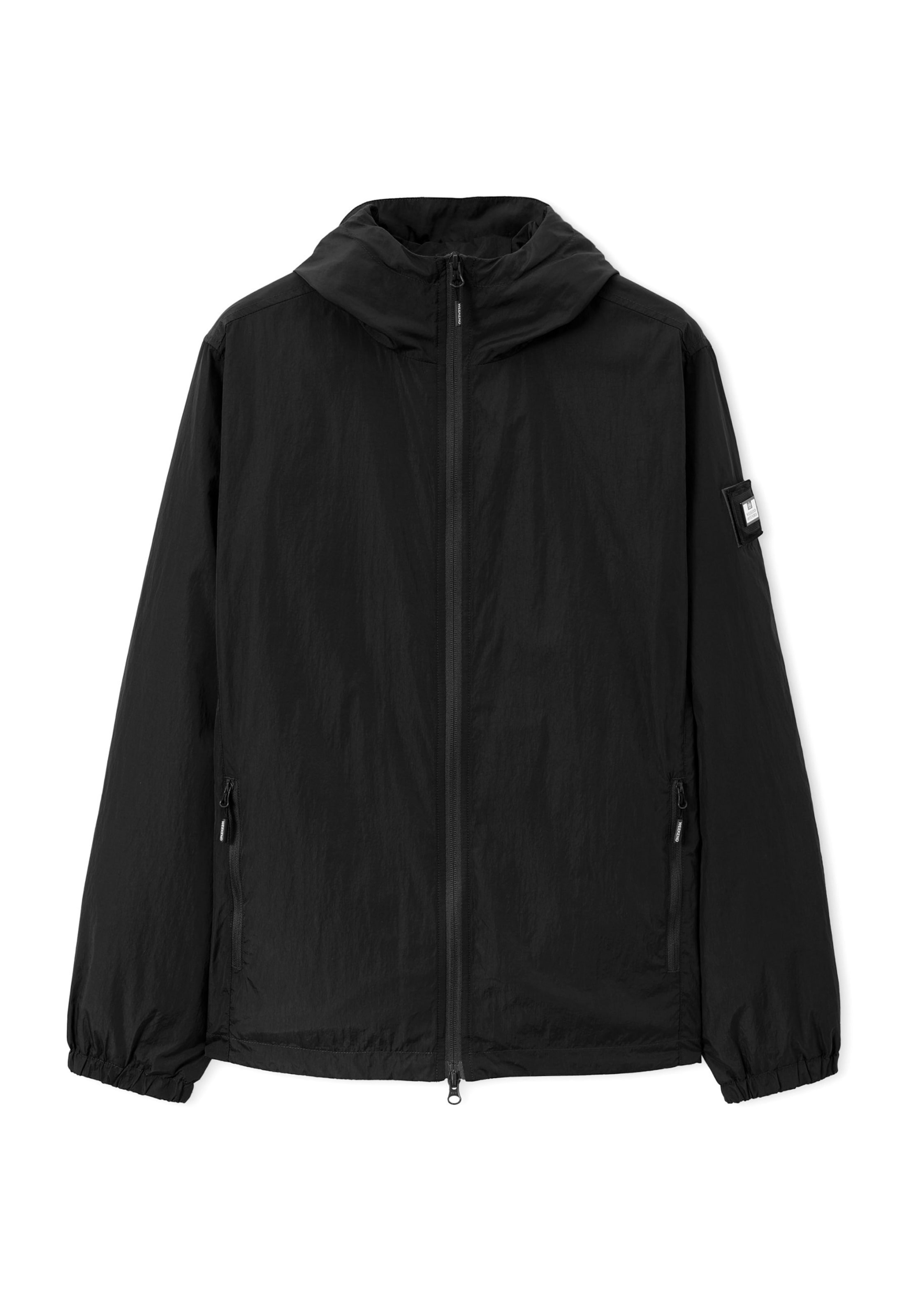 Weekend Offender Between-Season Jacket in Black: front