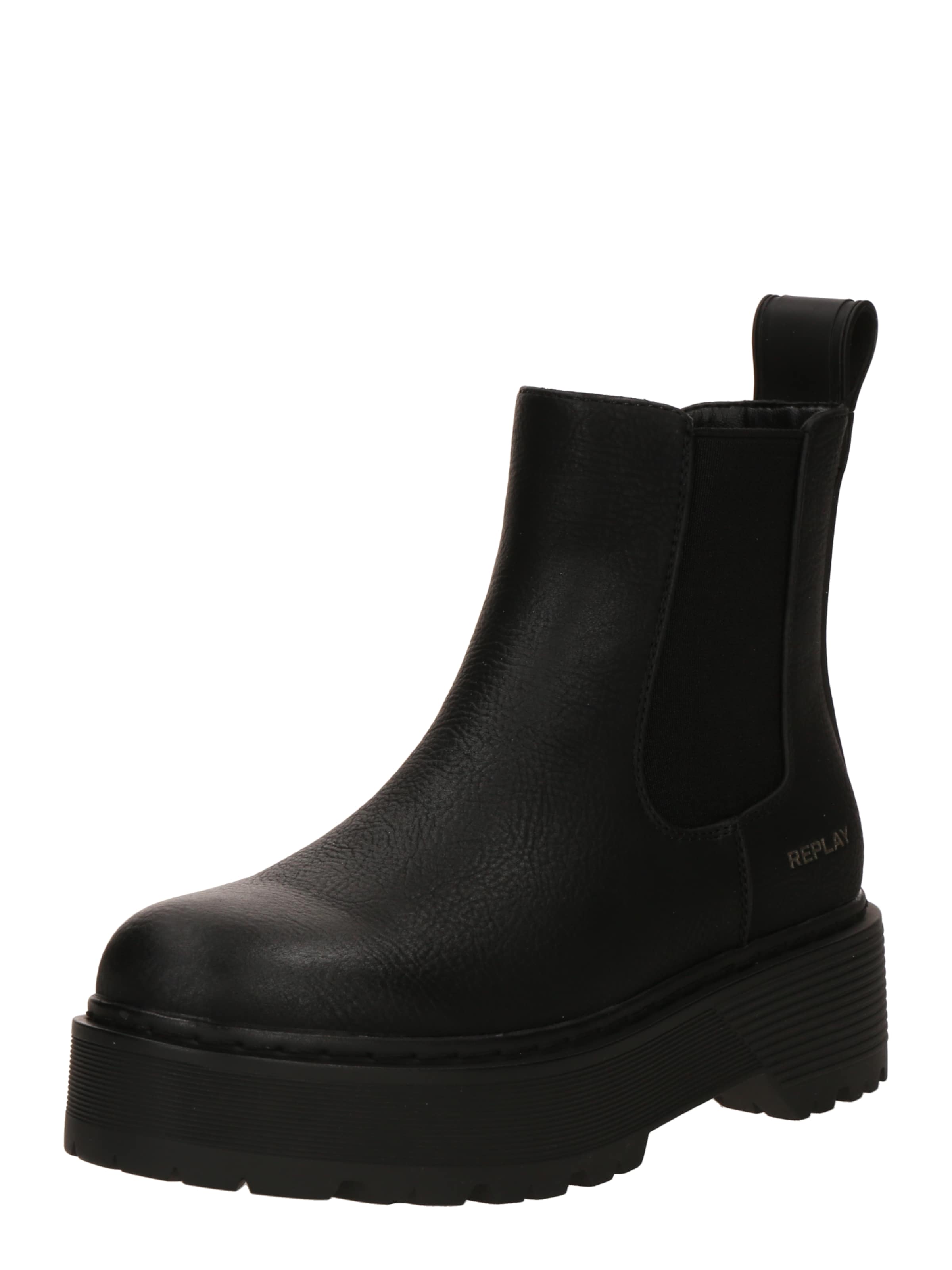 REPLAY Chelsea-bootsi värissä musta: etupuoli