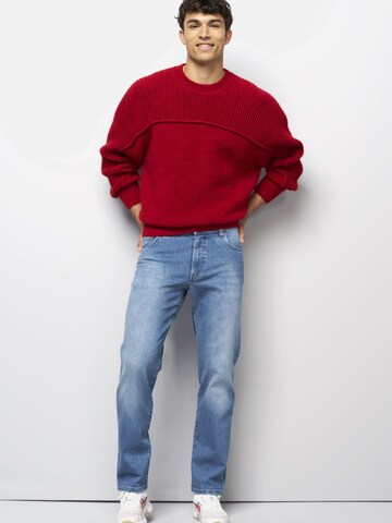 MEYER Regular Jeanshose in Blau