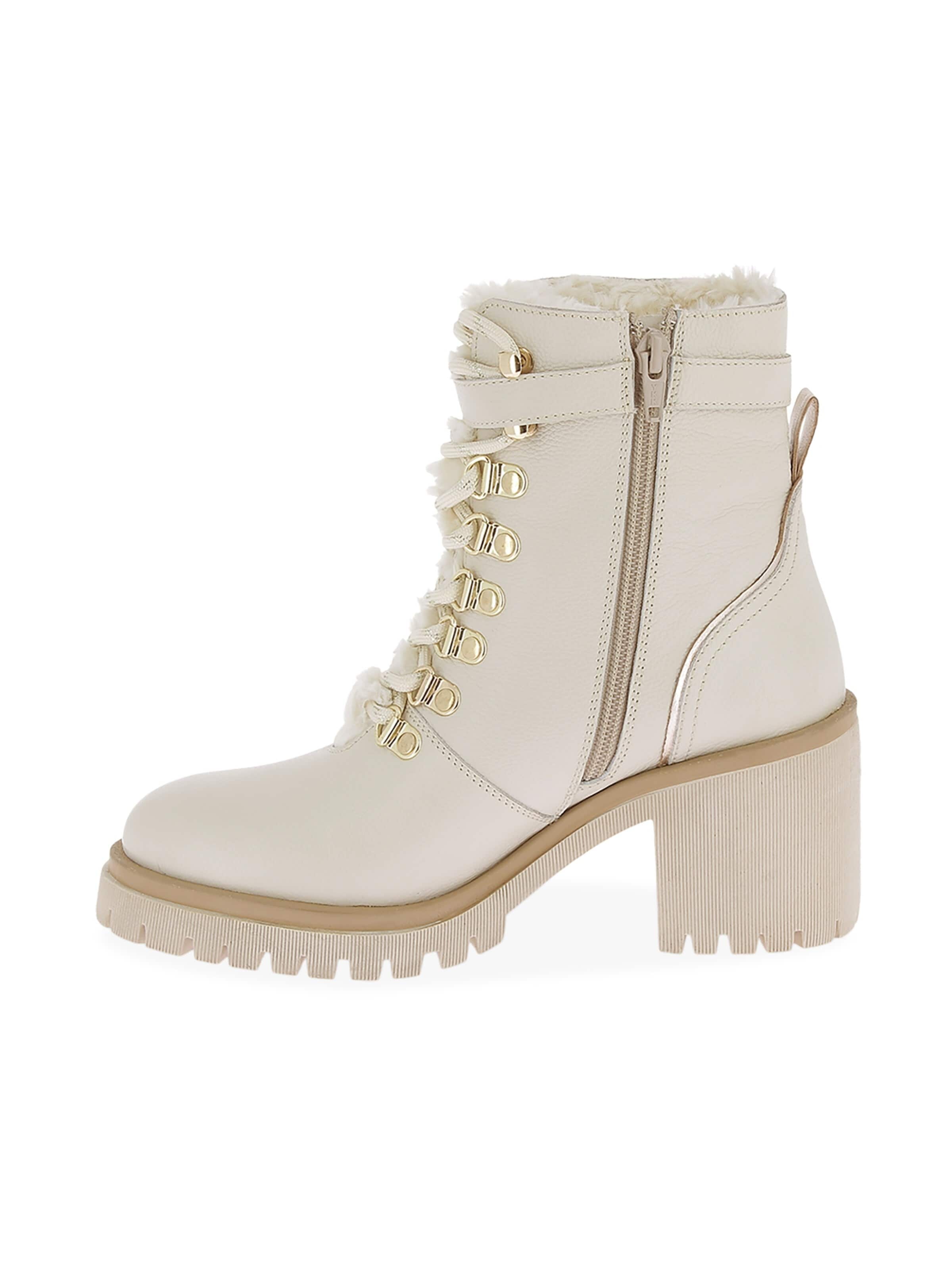 Les Tropéziennes - Botas de tobillo 'Lederstiefeletten von M.belarbi Valentina' en blanco