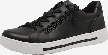 JANA Trampki niskie w kolorze czarny: przód