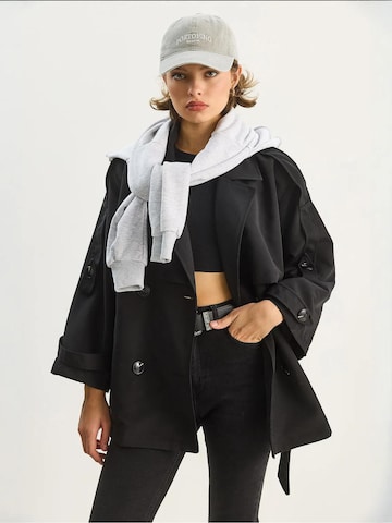 Bianco Lucci Tussenmantel in Zwart