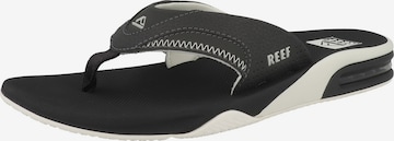 REEF Beach & Pool Shoes 'Fanning' in Black: front