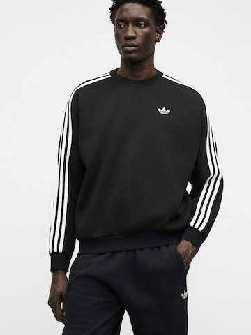 Bluză de molton 'Adicolor' de la ADIDAS ORIGINALS pe negru