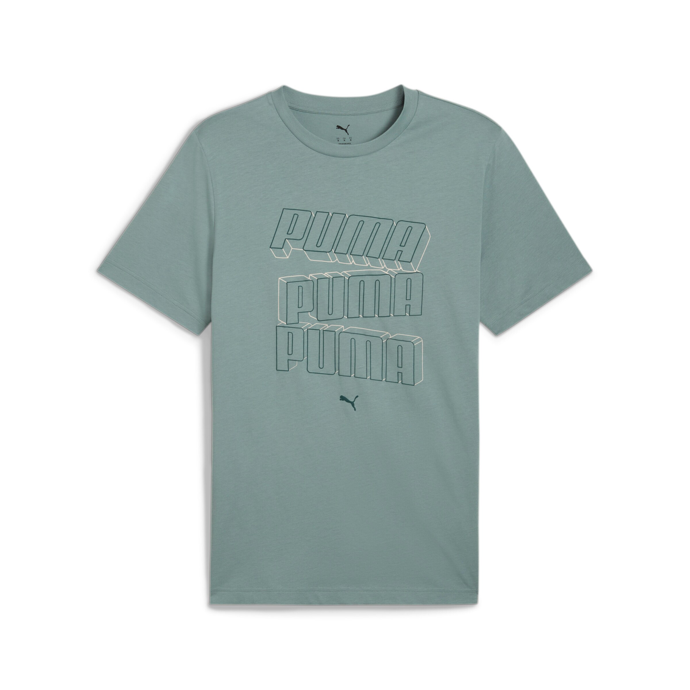 PUMA Shirt in Green: front