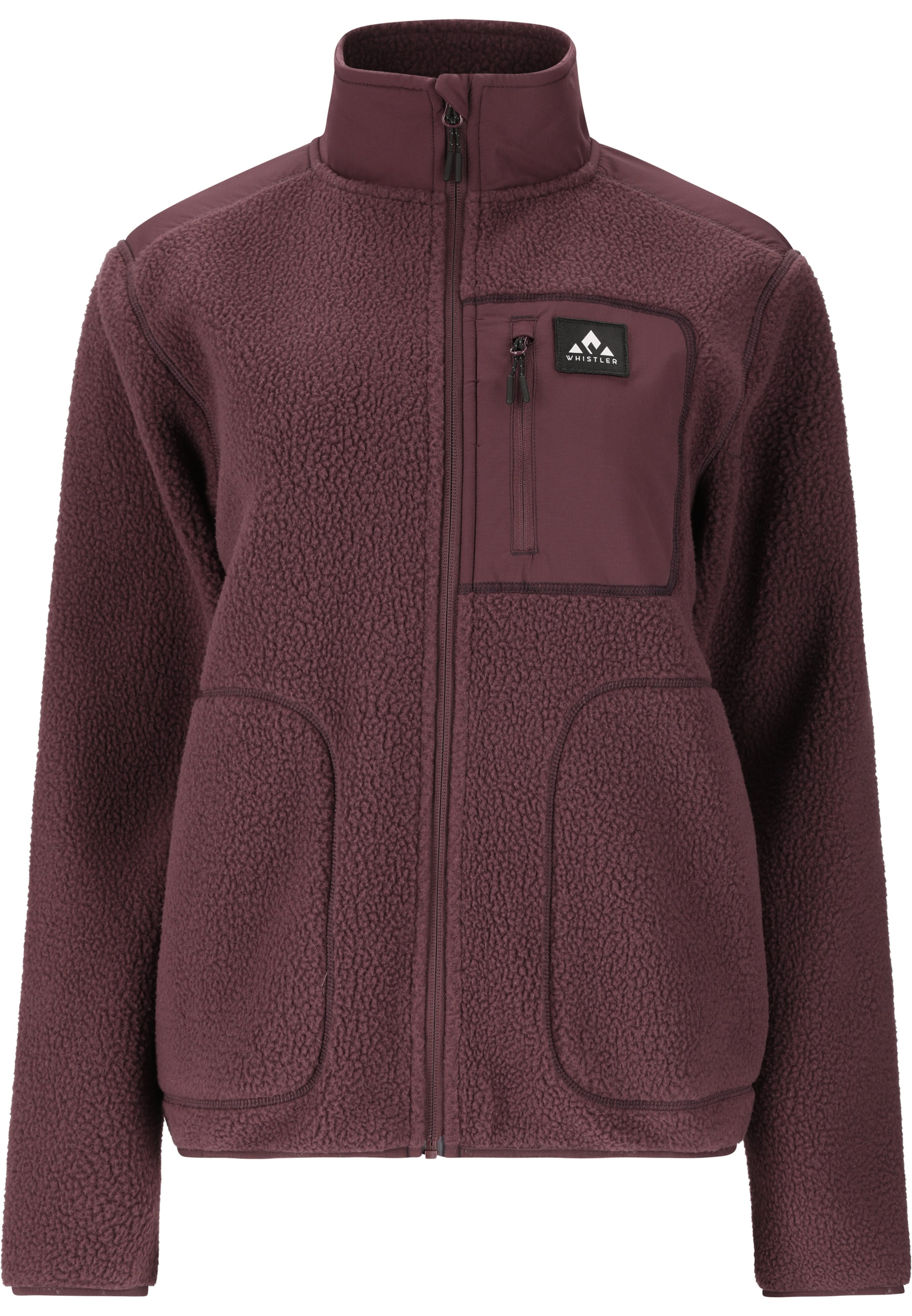 Whistler Fleecejacke 'Felis' in Rot: Vorderseite