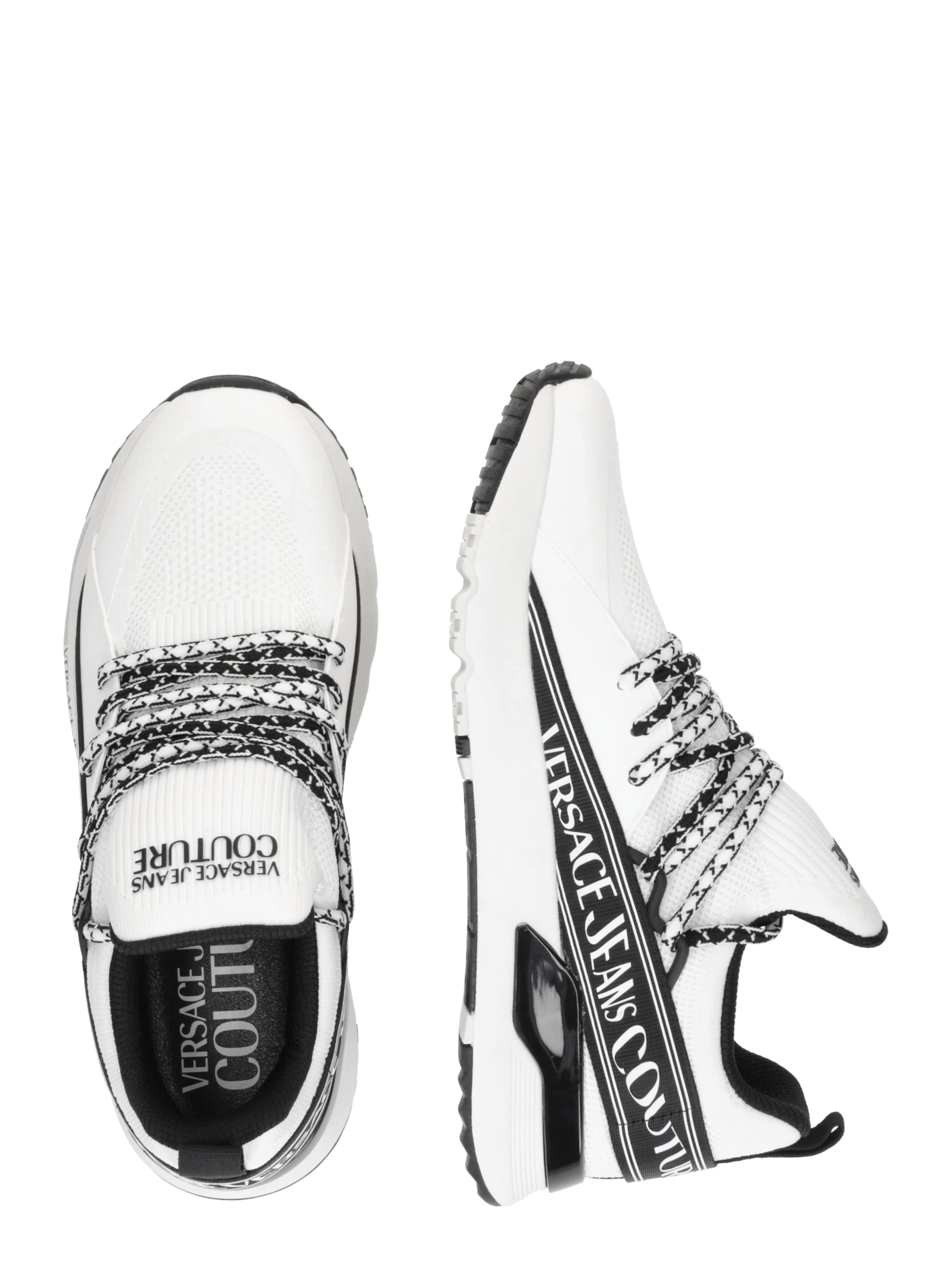 Versace Jeans Couture Nizke superge 'Dynamic' | bela barva