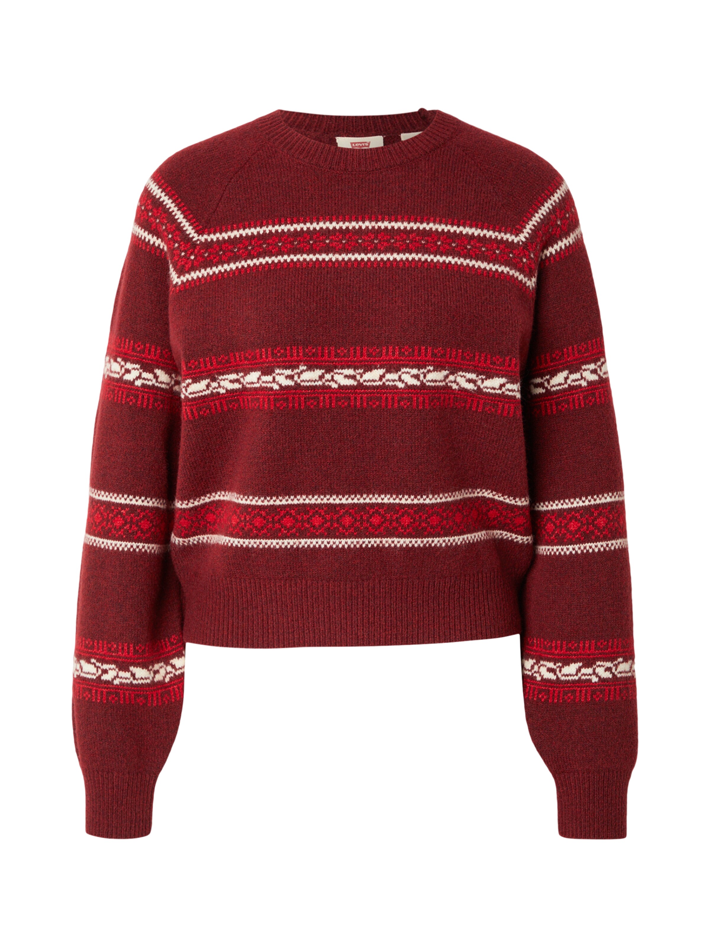 LEVI'S ® Sweater 'JOLIE' in XS in Grenadine / Carmine red / White, Item view