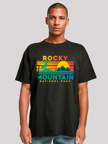T-Shirt F4NT4STIC en noir : devant
