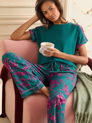 love & roses Pijama in Grün