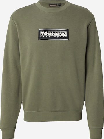 NAPAPIJRI Mikina 'B-BOX' - Zelená: predná strana