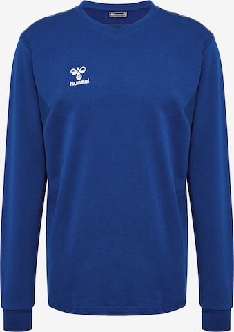 Hummel Athletic Sweatshirt 'Authentic' in Blue: front