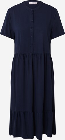 MSCH COPENHAGEN Košilové šaty – modrá: přední strana