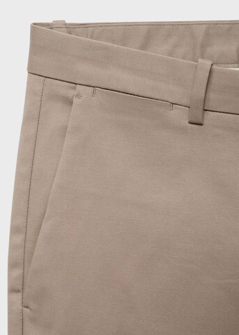 MANGO MAN Slimfit Hose 'Dublino' in Beige