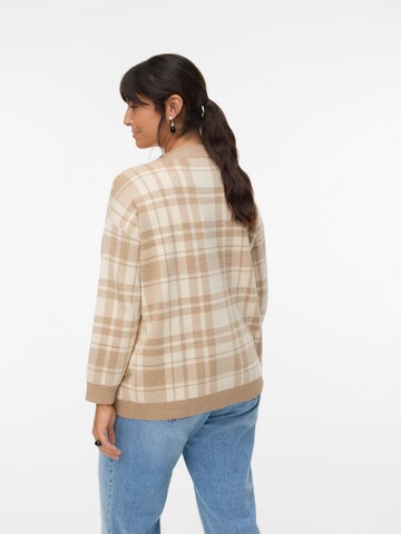 Vero Moda Curve Pullover 'VMCGOLD' in Silber