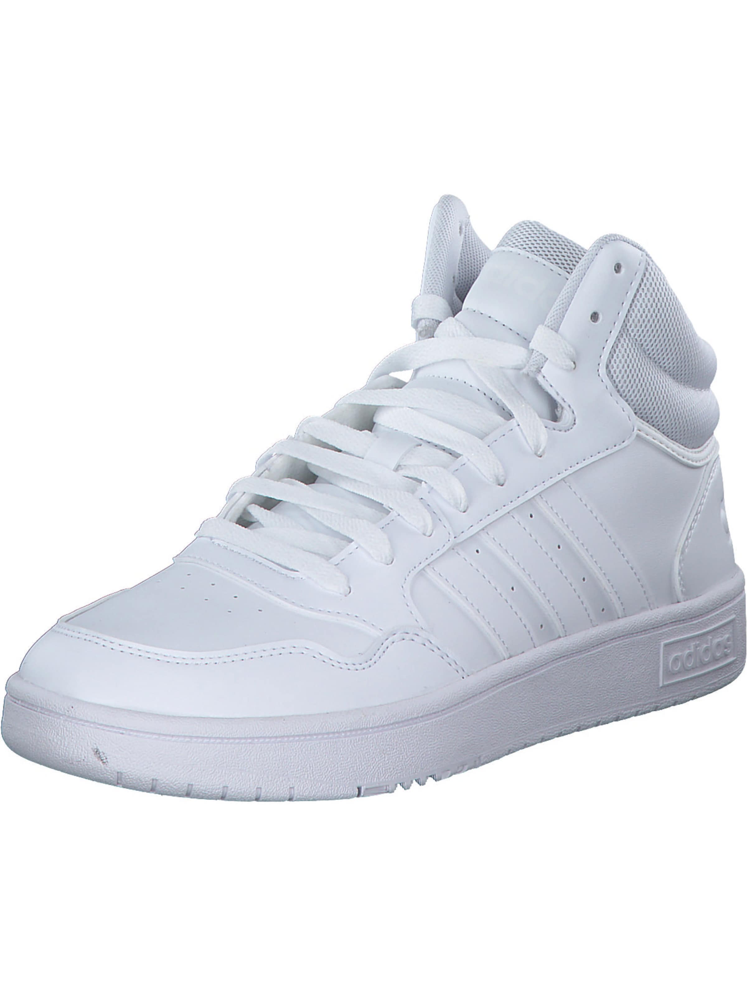 Baskets hautes 'Hoops 3.0' ADIDAS ORIGINALS en blanc : devant