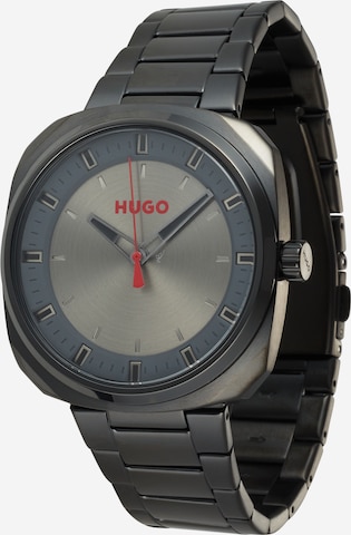 HUGO Red - Reloj analógico en negro: frente