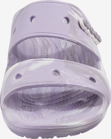 Claquettes / Tongs Crocs en violet