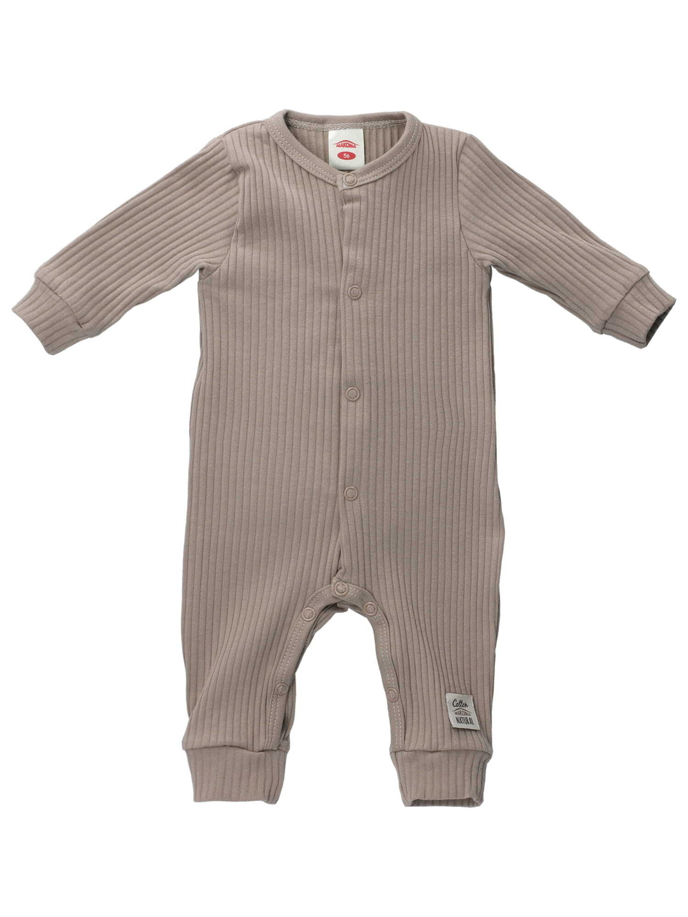 Makoma Romper/bodysuit in Brown: front