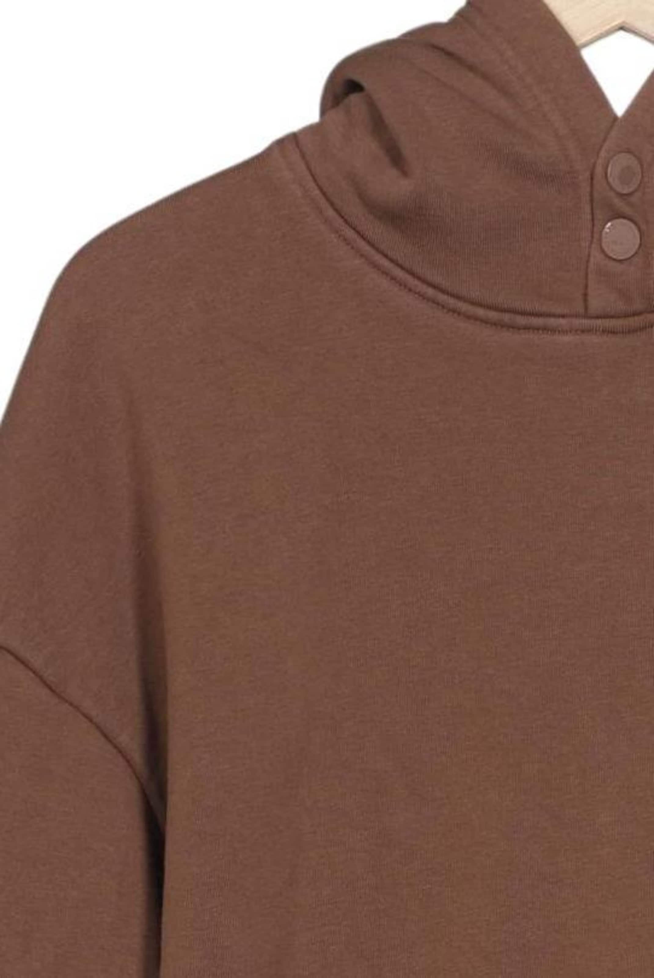 TOM TAILOR Kapuzenpullover L in Braun