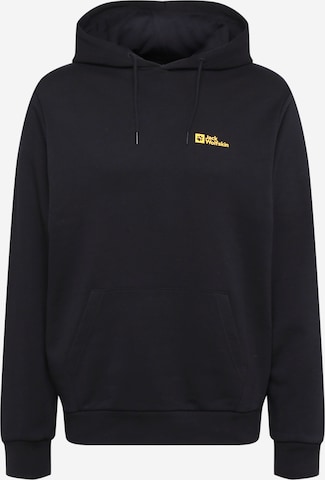 JACK WOLFSKINSweater majica - crna boja: prednji dio