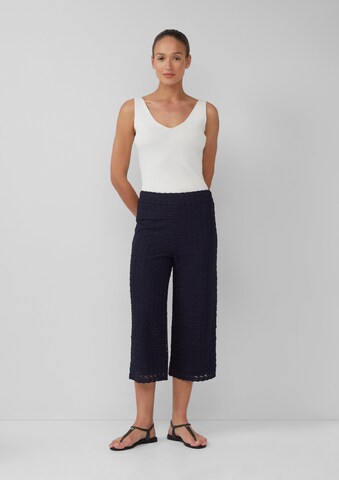 s.Oliver BLACK LABEL Regular Trousers in Blue: front