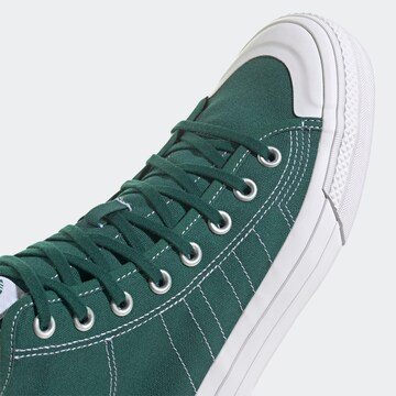 Baskets hautes 'Nizza Hi Rf' ADIDAS ORIGINALS en vert