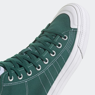 ADIDAS ORIGINALS High-Top Sneakers 'Nizza Hi Rf' in Green