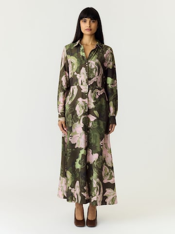 YAS Blousejurk 'YASSafera' in Groen: voorkant
