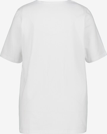 T-shirt Ulla Popken en blanc