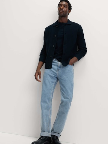 Marks & Spencer Gebreid vest in Blauw