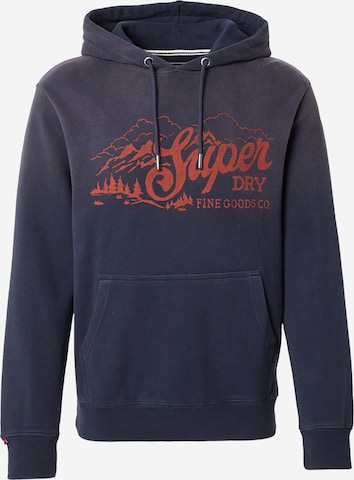 Superdry Collegepaita värissä sininen: etupuoli