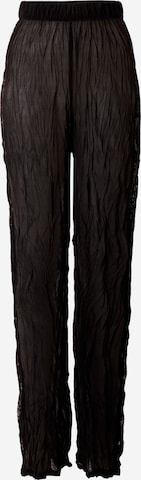 TOPSHOP Normalny krój Spodnie w kolorze czarny: przód