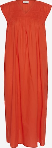 Kaffe Jurk 'Thua' in Rood: voorkant