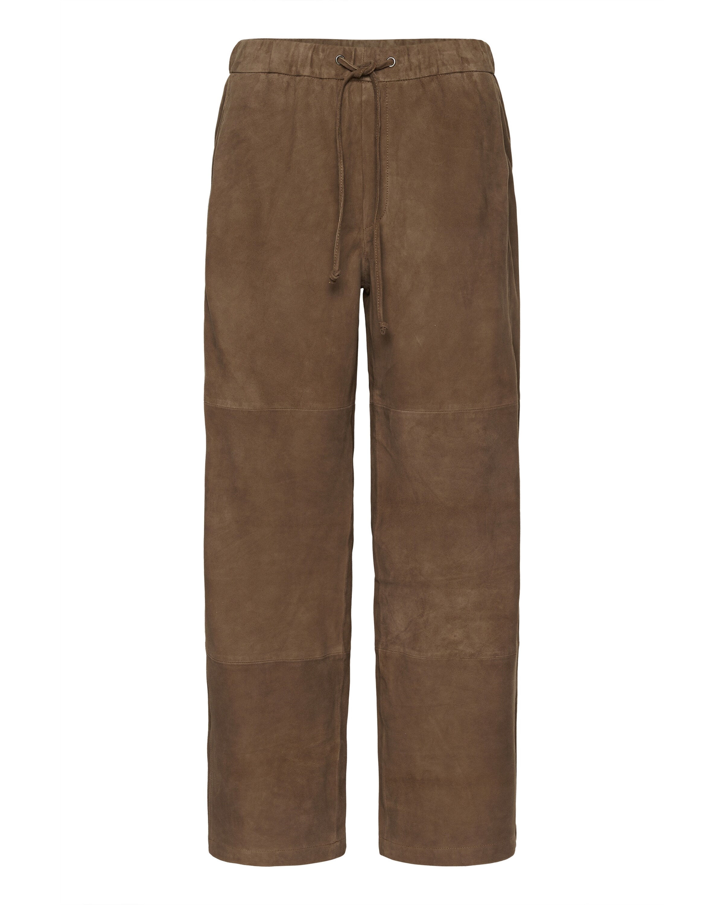 My Essential Wardrobe Regular Trousers 'Petra' in Brown: front