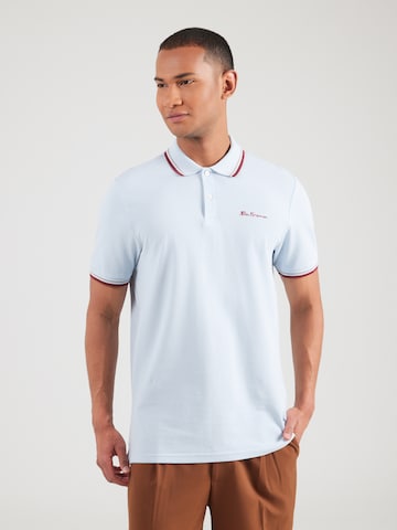 T-Shirt Ben Sherman en bleu : devant