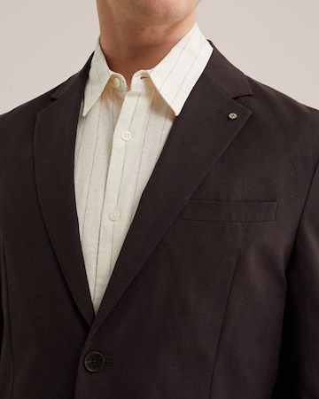 WE Fashion Regular fit Business-colbert in Bruin