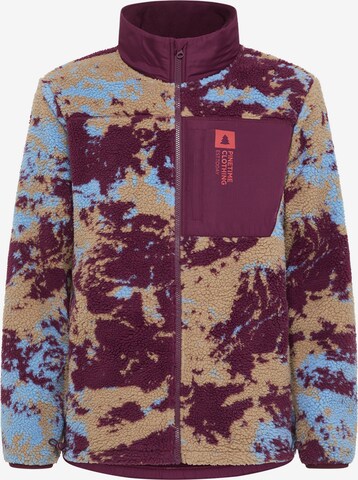 Pinetime Clothing Fleece Jacket 'The Moss Jacket' in Mixed colors: front