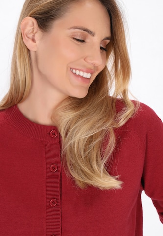 usha BLUE LABEL - Casaco de malha em vermelho