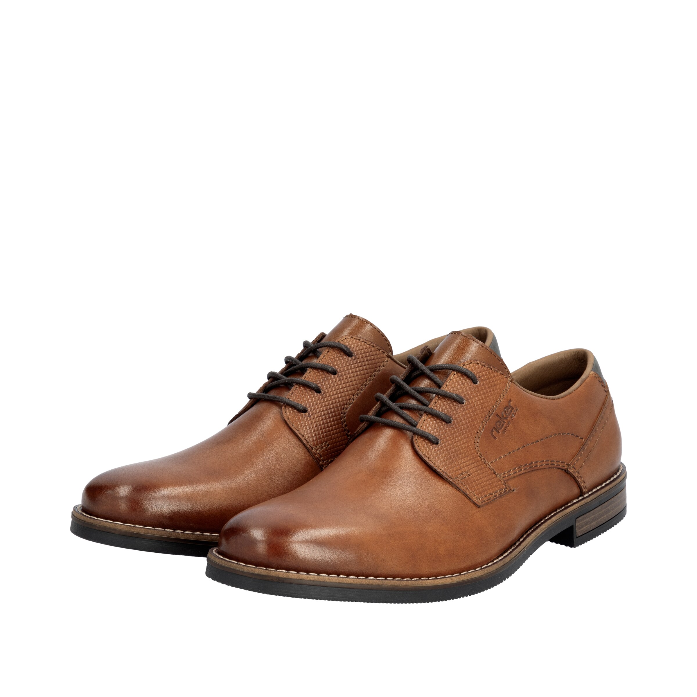 Rieker - Sapato com atacadores em castanho