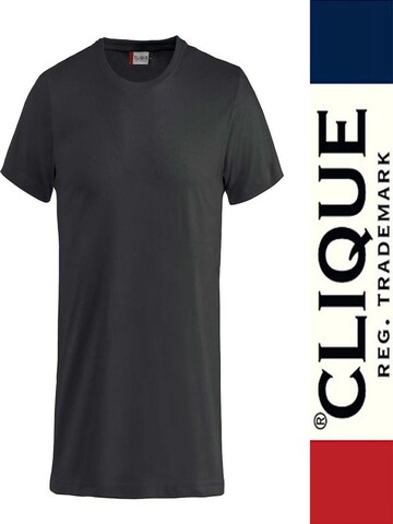 Clique Shirt '5-Pack Clique Basic T-Shirt 100% Katoen Blauw' in Zwart