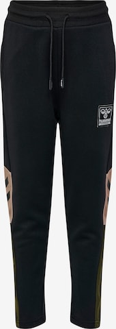 Hummel Tapered Broek in Zwart: voorkant