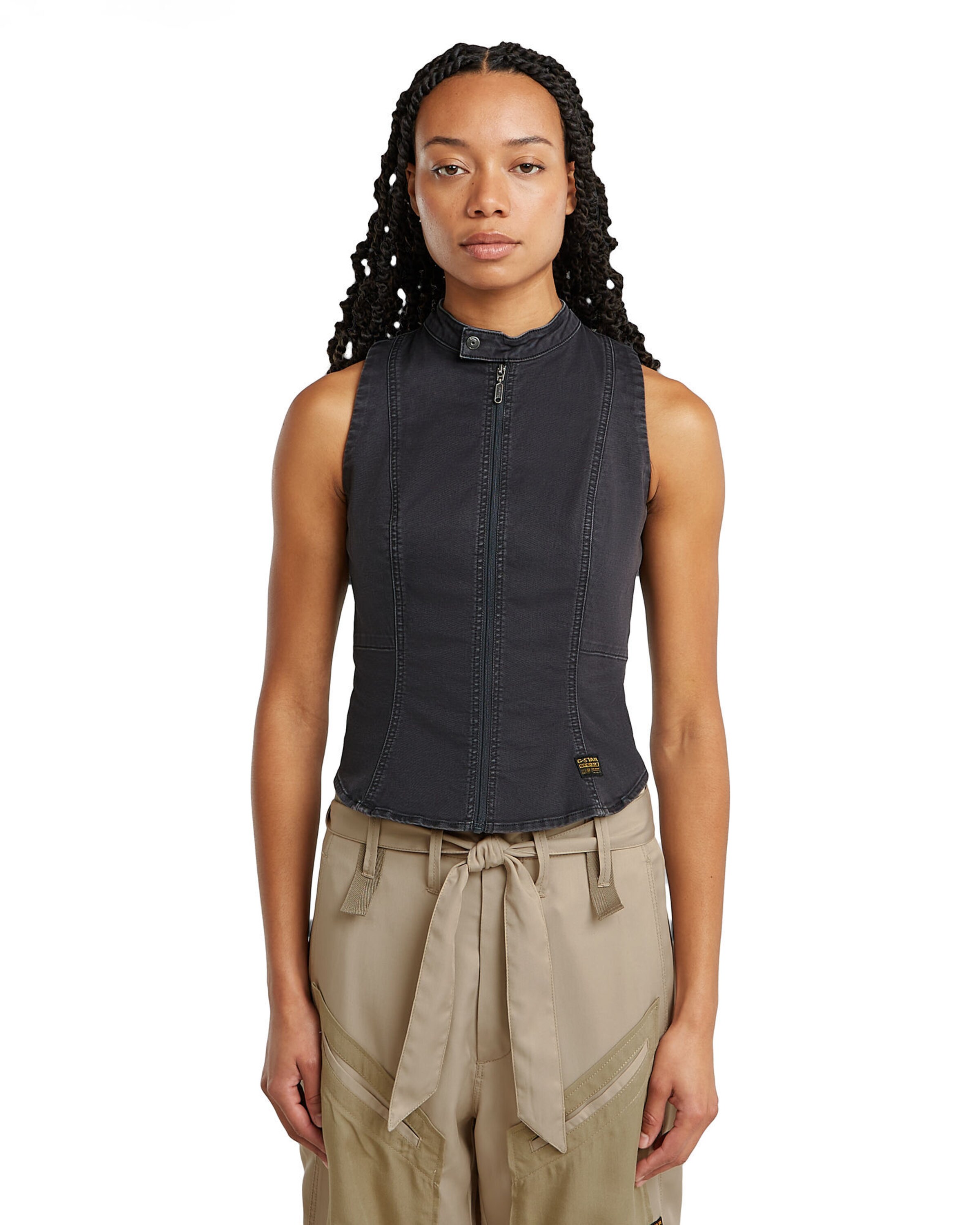 G-STAR Top in Grey: front