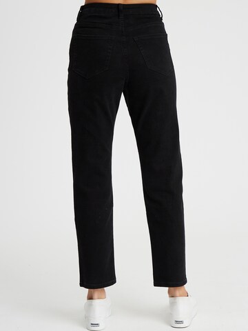 The Fated Regular Jeans 'IZZY' in Schwarz: zadná strana