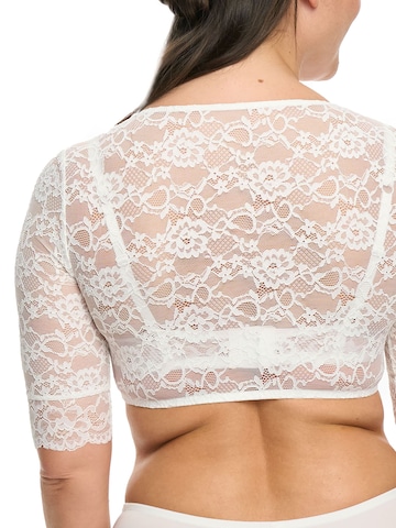 SUSA Trachtenbluse 'Wiesn-Zauber' in Beige