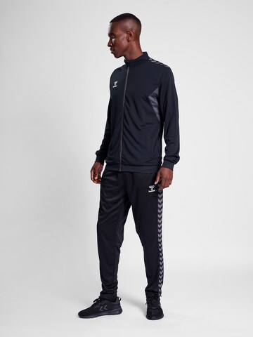 Hummel Athletic Zip-Up Hoodie in Black